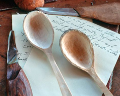 Photograph of spoons on a letter